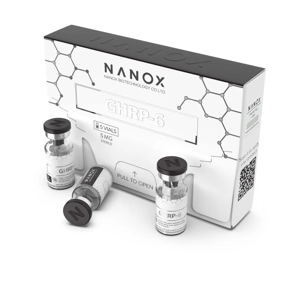Purchase GHRP-6, 5 VIALS x 5MG Nanox - Legal & Safe